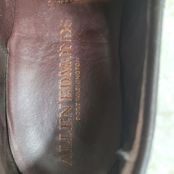 Allen Edmonds Strandmok Mens Size 8 D  Brown Nubuck Suede Dainite Rubber Sole main image 9